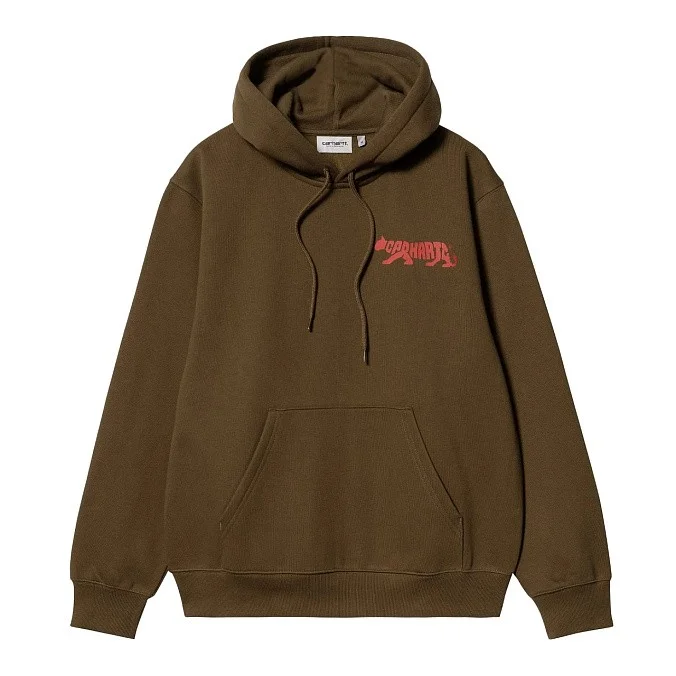 Толстовка Carhartt WIP Hooded Rocky Script Sweat
