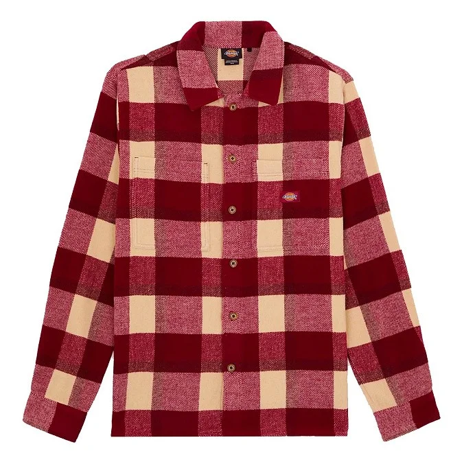 Рубашка Dickies Plaid Coaling Shirt Tibetan Red