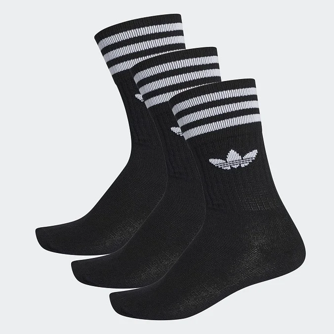 Носки adidas Originals Crew Black/White (набор 3 пары)