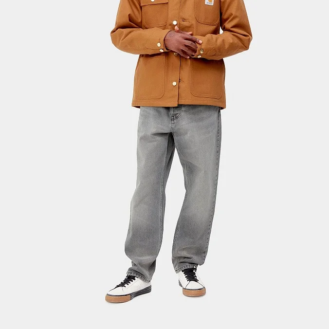 Мужские джинсы Carhartt WIP Newel Pant Black (light used wash)