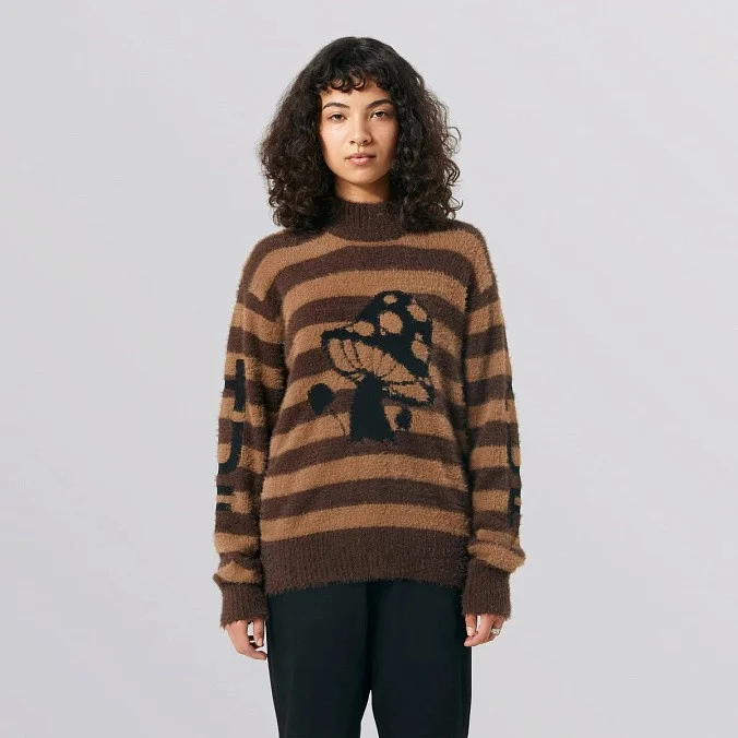 Свитер женский HUF Shroom Jacquard Knit Sweater