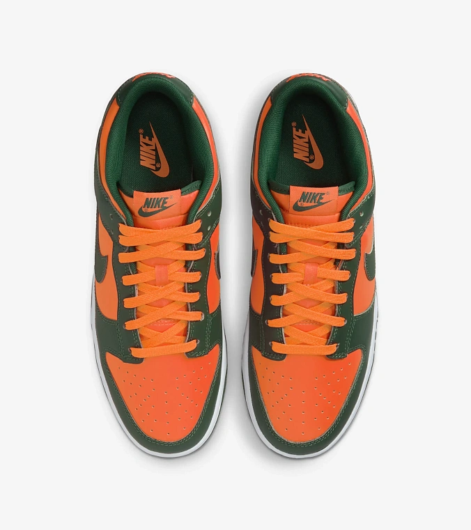 Кроссовки Nike Dunk Low Team Dark Green/Team Orange/White