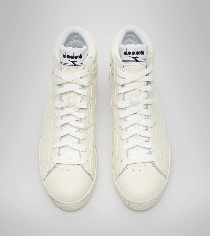 Кроссовки Diadora Game L High Waxed White / White / White