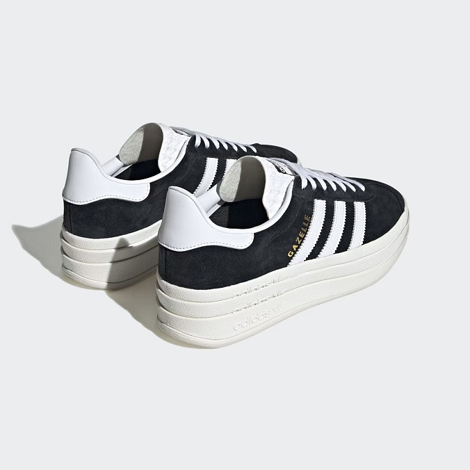 Кроссовки женские adidas Originals Gazelle Bold Core Black/Cloud White/Core White